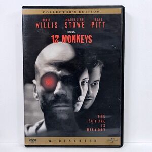 12 Monkeys DVD‎ Collector's Edition Bruce Willis Brad Pitt Sci-Fi Terry Gilliam
